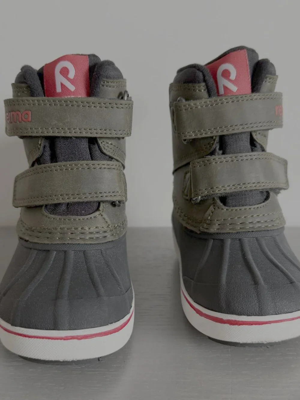 Reima Coconi Waterproof Winter Boots (Khaki Green) Toddler Size 6-7